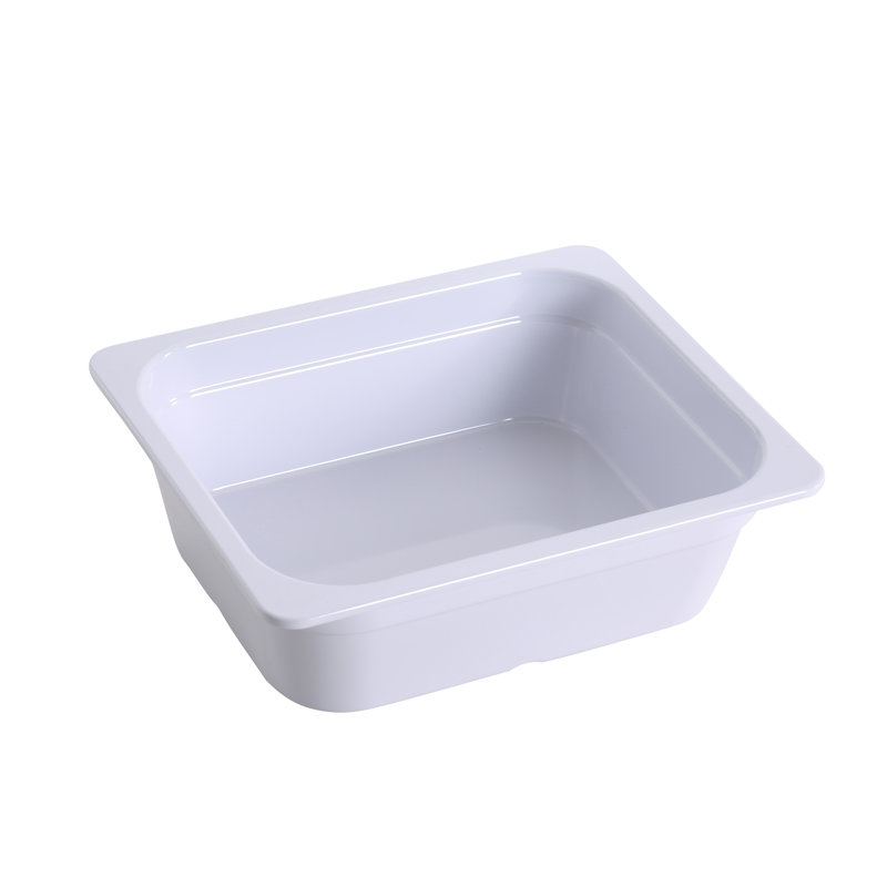 GN Pan Melamine Tray, White