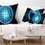 Coussin lombaire abstrait