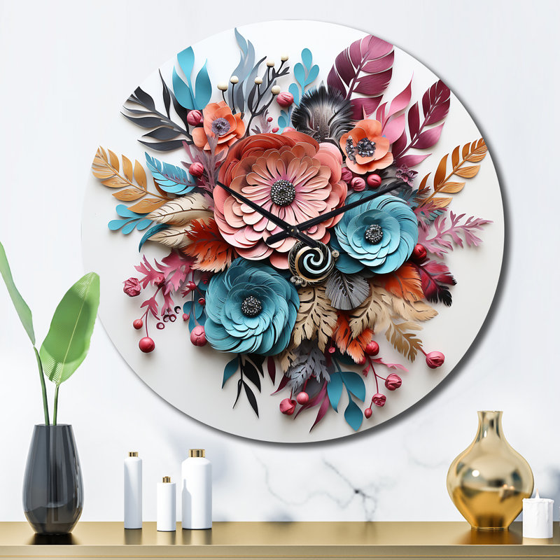 Horloge murale Boho, Grand