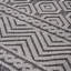 Tapis géométrique gris / blanc 5X7, métier à tisser et collection, teint, sans perte de poils, chic, pour chambre à coucher, tapis d'intérieur pour bureau à domicile 5X7, texture lisse, chambre de bébé, cuisine-salle à manger