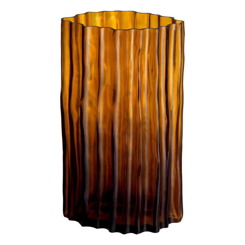 Glass Table Vase, overall height- 13.98"