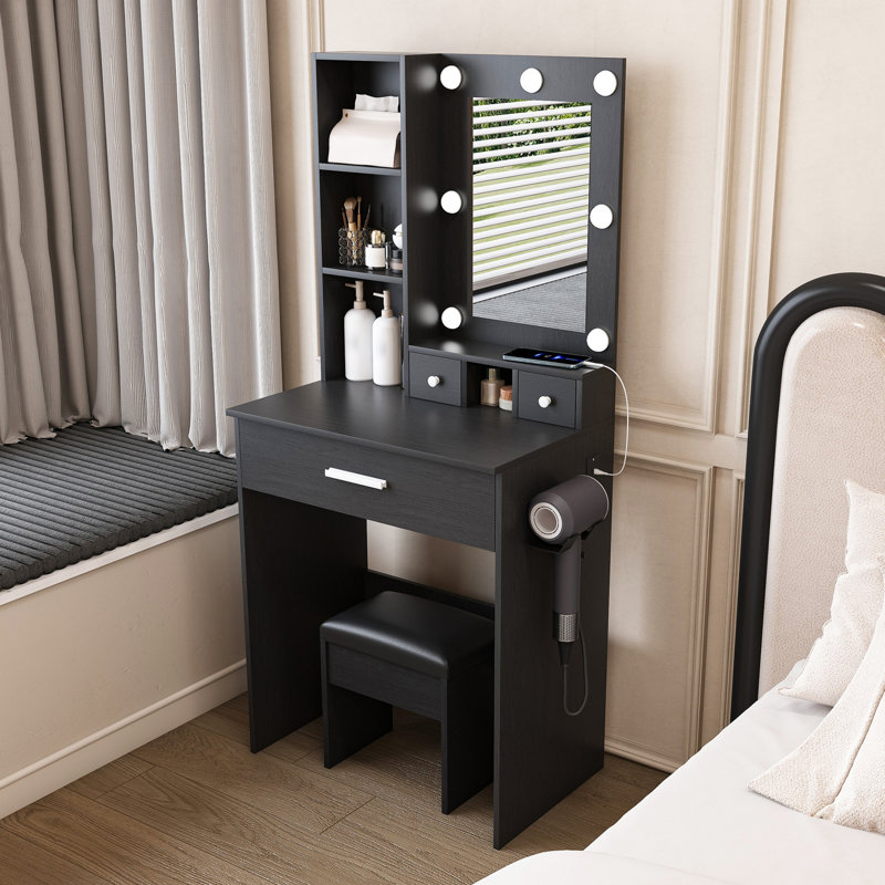 Dressing Table, Black