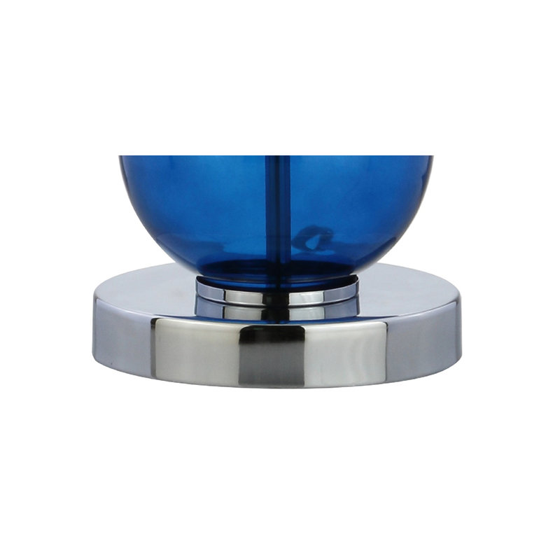 Leaver Glass Table Lamp, Cobalt Blue