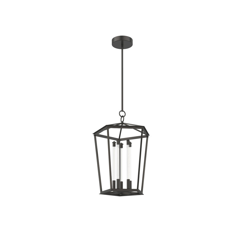 Lustre Delphine, H 71,5 po x l 23,75 po x P 16,63 po, Bronze urbain