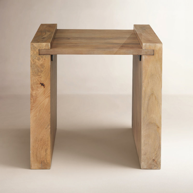 Table de bout Tabb, Marron clair