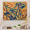 «Brown and Blue Acrylique», reproduction d'art moderne et contemporaine sur toile