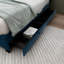 Lit en velours avec lit gigogne VELVET