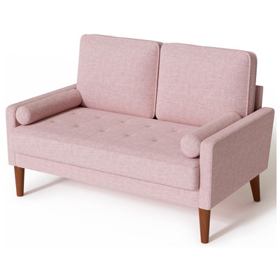 Loveseat Sofa,48" Small Sofa Couch Mid Century Modern Couch for Small Spaces,Bedroom and Living Room