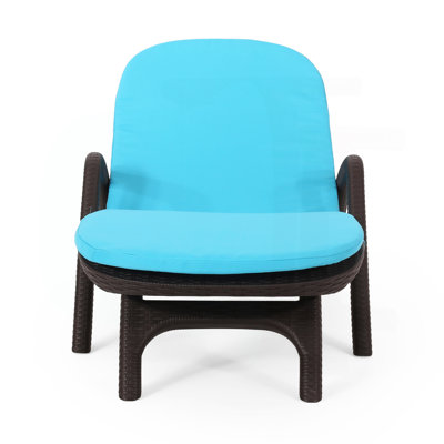 Chaise longue avec coussin Mikael