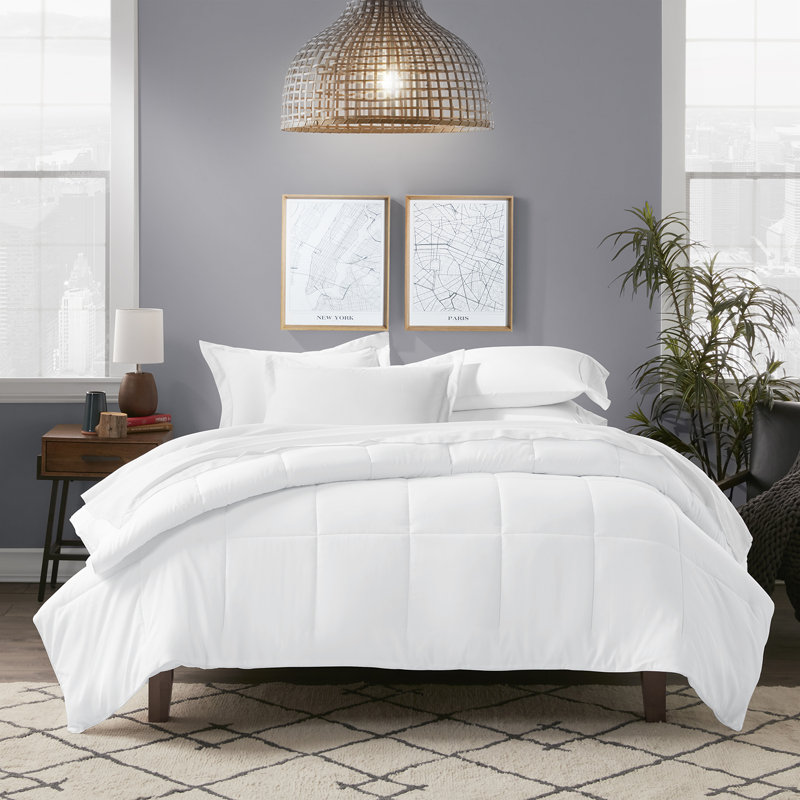 Édredon couette en duvet synthétique toutes saisons Nlasa, Simple / Simple TG