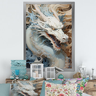 " Epic Blue And Gray Dragon Odyssey II "