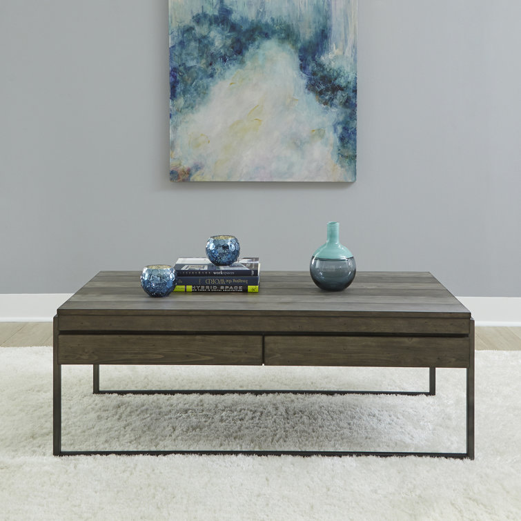 Elmstead Solid Wood Top Coffee Table