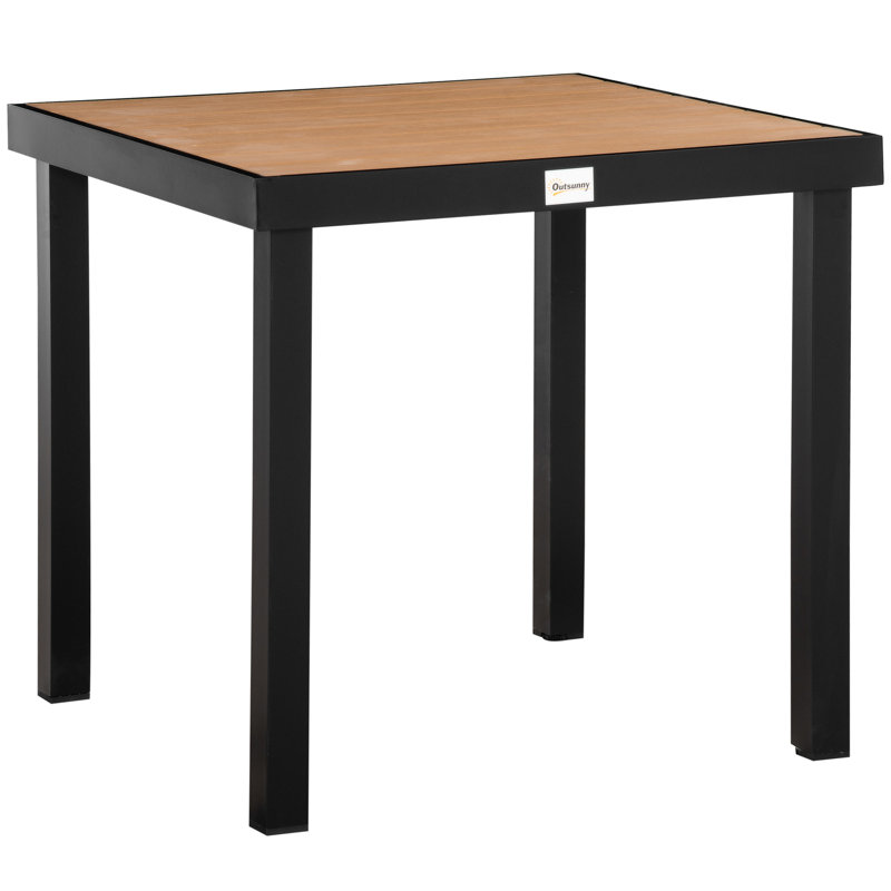 Square Outdoor Dining Table , 78cm cm W 78cm cm D, Nature