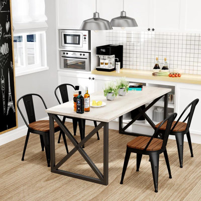 45.7cm H Metal Stacking Accent in Black