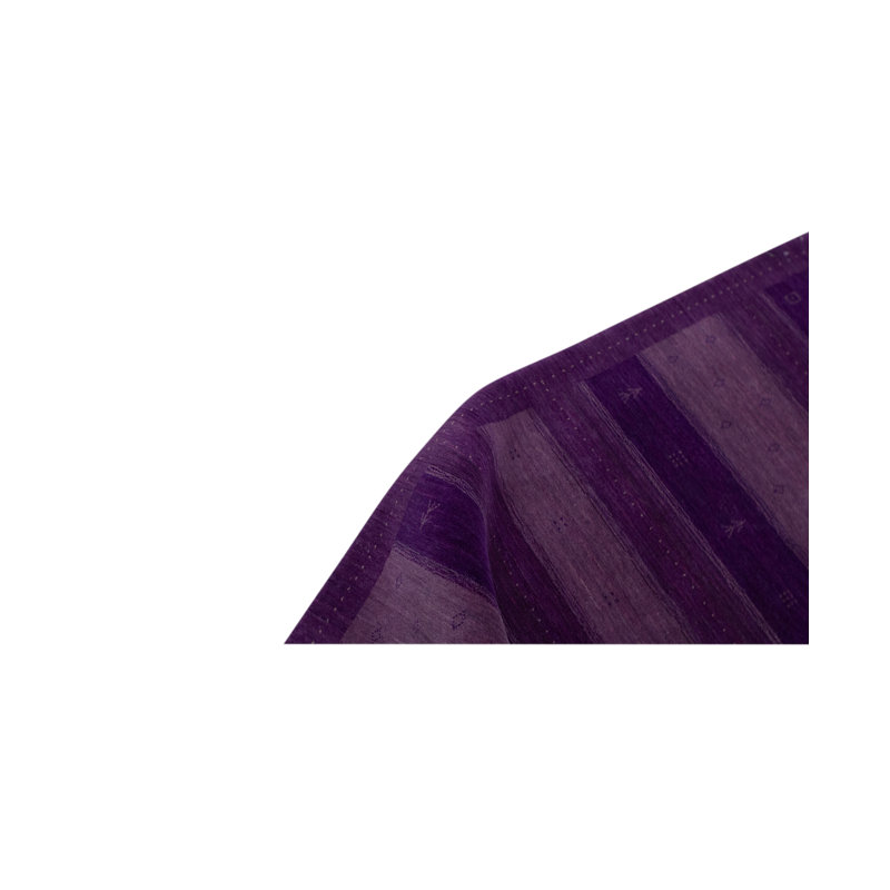 Himalayan Art Striped Area Rug in Purple