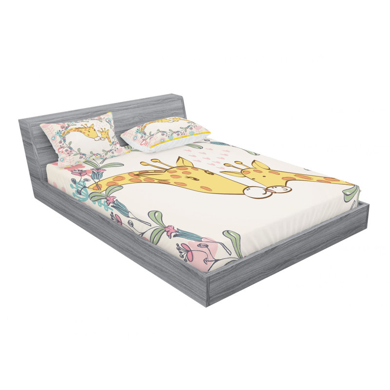Microfiber Sheet Set, Queen Sheet Set with 2 Pillowcases
