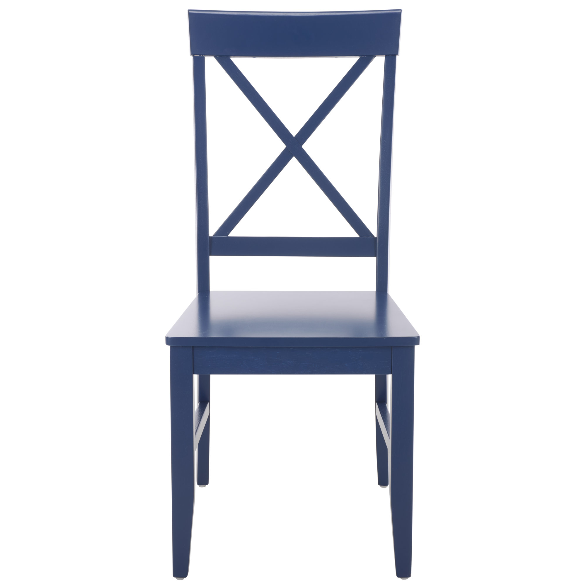 Cierra X-Back Side Chair, Dark Blue