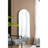 28X1X74" Celine Gold Arch Body Mirror
