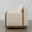 Fauteuil d'appoint pivotant rembourré Zenda-668228803-668228826