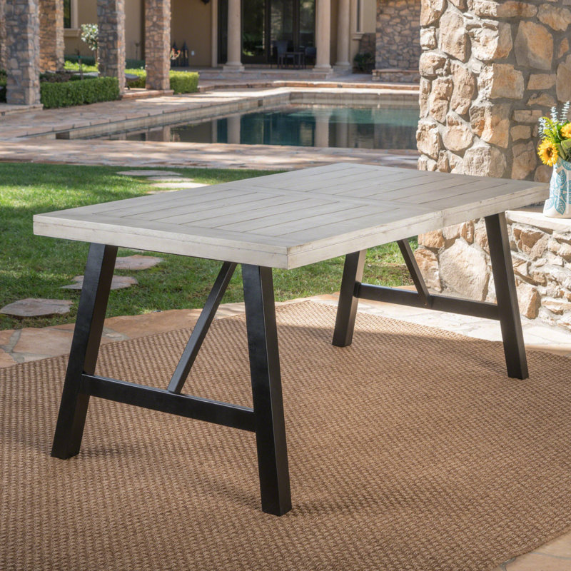 Table basse d'extérieur, Gris clair