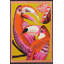 Tapis tissé à motif d'oiseaux et de feuilles-1059017183