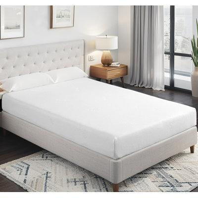 Plush 8 ''Medium Gel Memory Foam Mattress For Full Size Bed White
