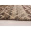 Tapis de la zone de laine brune 5 pi 1 po x 8 pi 1 po "one-of-kind" -the main noué la 2010 Grogan