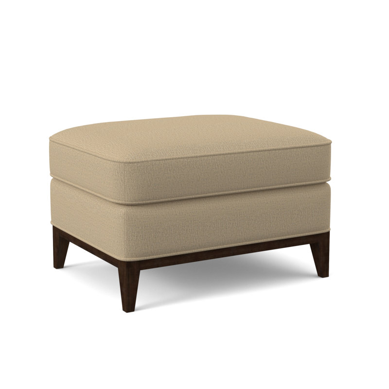 Sonoma Ottoman, American Walnut, Margaret Mahogany Polyester Blend