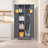 Large Steel Tool Storage Cabinet With Reinforced Frame, Anti-Rust Surface,Lockable Doors&Adjustable Shelves-998755396-998755402