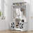 Beitske 5-in-1 Hall Tree with Storage Bench and Barn Doors, Retro Entryway Organizer with Coat Rack, Shoe Cubbies, Hooks & Upper Shelf for Foyer or Mudroom-967731205