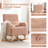 Upholstered Teddy Rocking Chair And Ottoman Ensemble-201133888