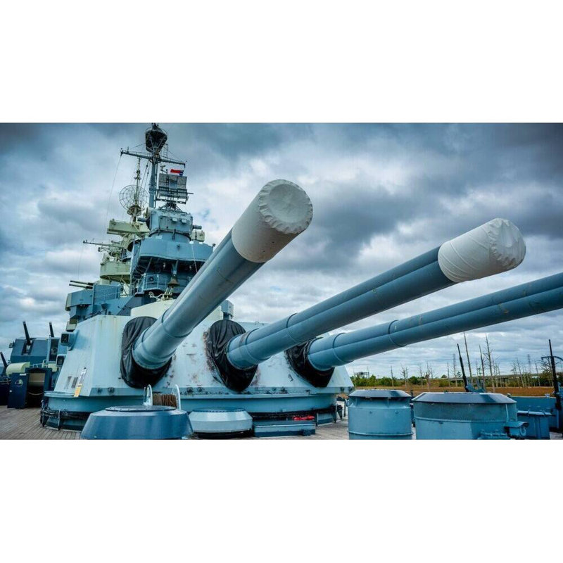 USS North Carolina (BB-55) Moyen, H 10 po x l 30 po x P 5 po