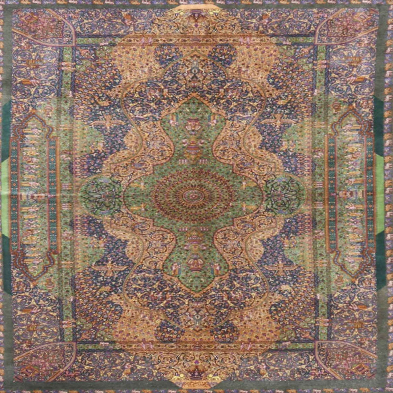 Oriental Indoor Rug, Square 8'