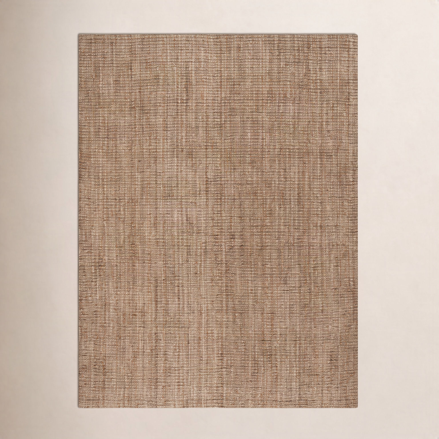 Alda Natural Gray Hand-Woven Jute Rug, Rectangle 11' x 15'