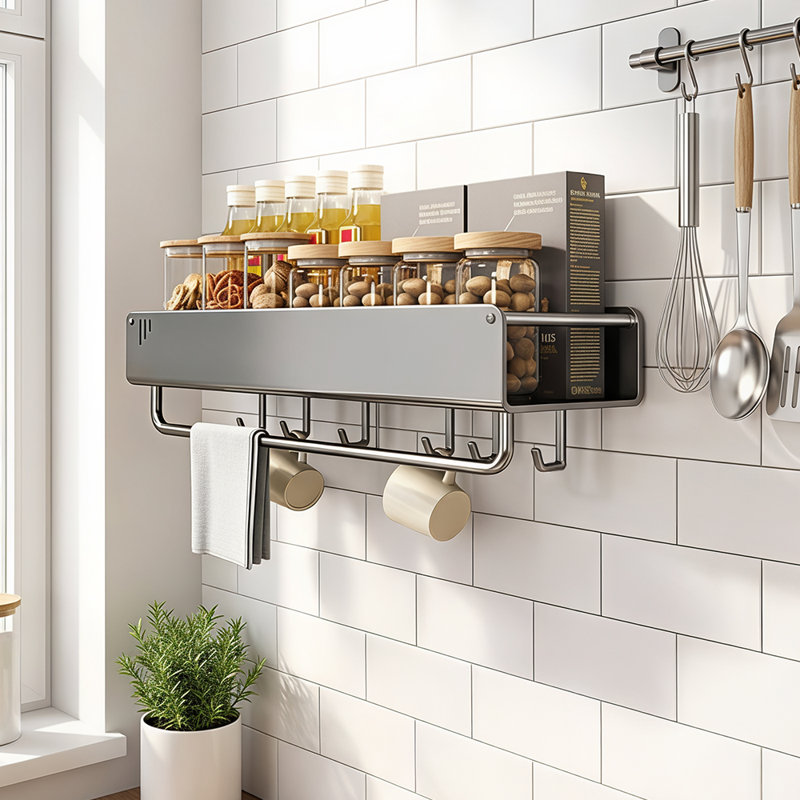 Carbon Steel Rectangle Utensil Storage Set