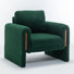 Ensemble de 2 fauteuils rembourrés 35 po avec accoudoirs et base fermée