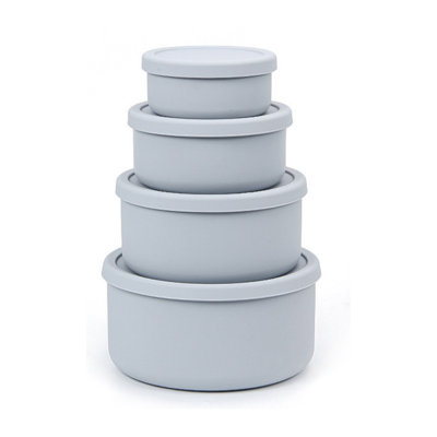 Paquet de 4 contenants en silicone pour aliments