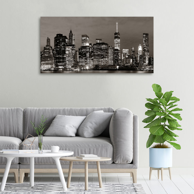 Manhattan New York - Print, Canvas, 50cm H x 100cm W
