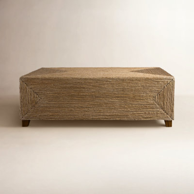 Evana 48" Woven Coffee Table