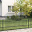 Powder-Coated Steel Fence Panels Included-124587394