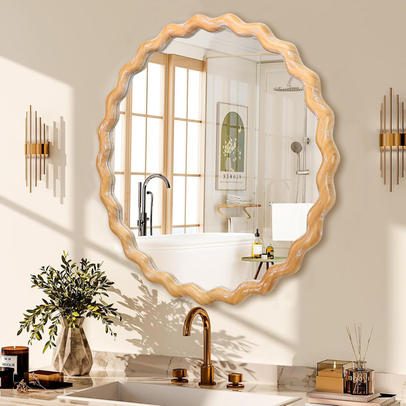 Miroir mural rond 27,5 po