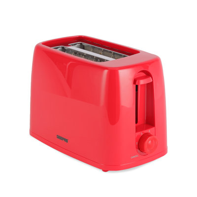 GEEPAS 2 Slice Toaster 6 Browning Levels with Cancel Function, Removable Crumb Tray 650W