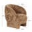 Natural Vegan Shearling Accent Chair-1789258080
