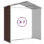 Brityn Garden Shed 191x640x198 cm Galvanised Steel-412168997