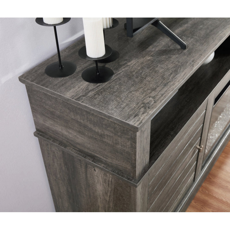Meuble télé avec foyer et chauffage Iris