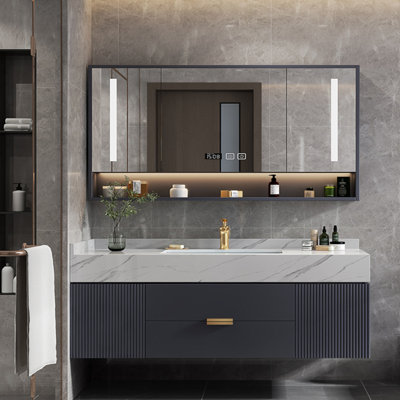 American-style light luxury bathroom cabinet