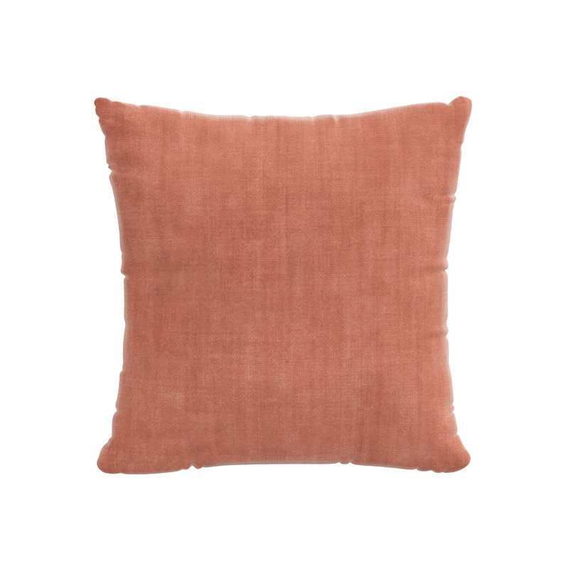 Red from Scalamandre Crafted by Cloth & Company 20 Decorative Pillow in Pattern, Scm Tropical Floral Blush Linen, Feathers