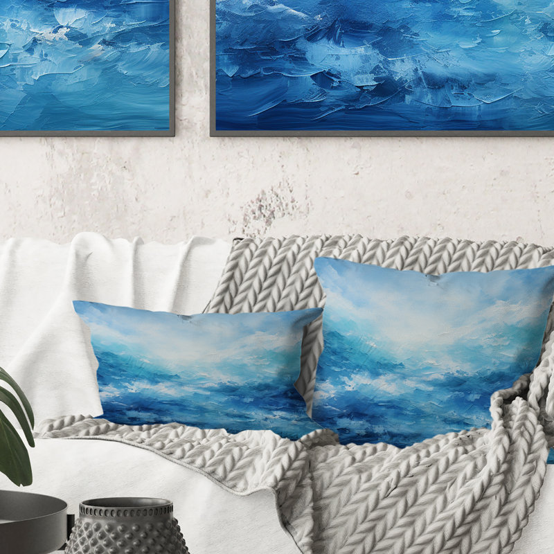 Coussin Blue Infinity Of The Ocean II