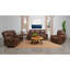 Fauteuil inclinable électrique brun Saddle