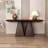 Modern simple solid wood console table-861079347